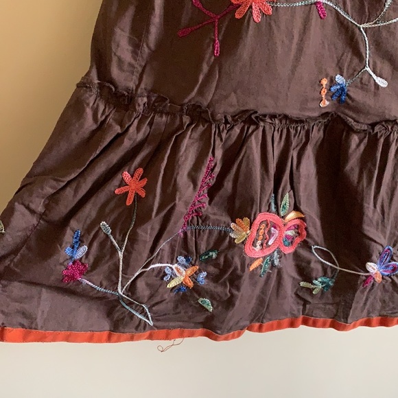 Midi embroidered skirt - Picture 6 of 14